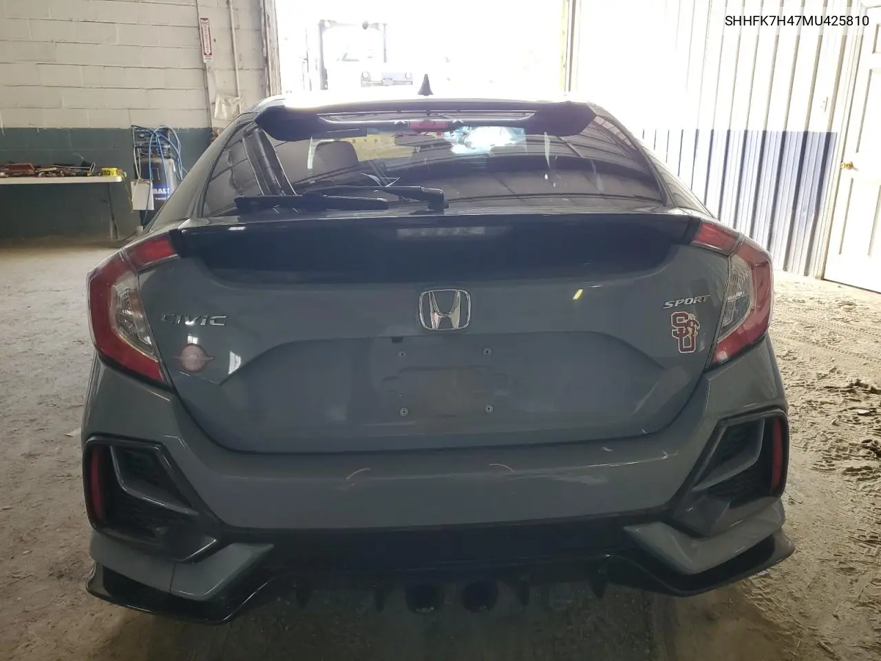 SHHFK7H47MU425810 2021 Honda Civic Sport
