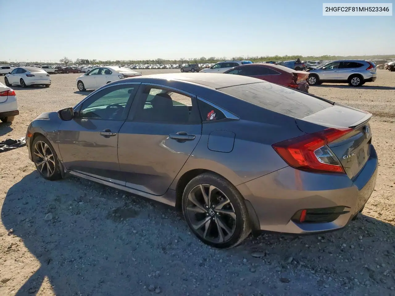 2HGFC2F81MH523346 2021 Honda Civic Sport