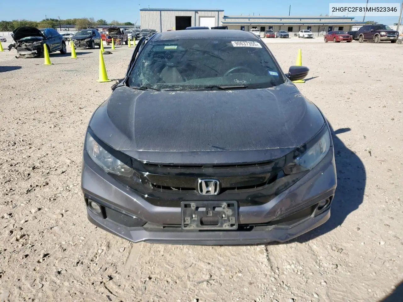 2HGFC2F81MH523346 2021 Honda Civic Sport