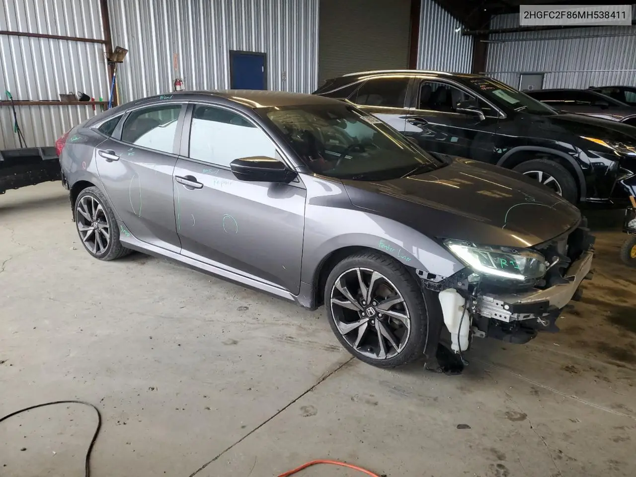 2HGFC2F86MH538411 2021 Honda Civic Sport