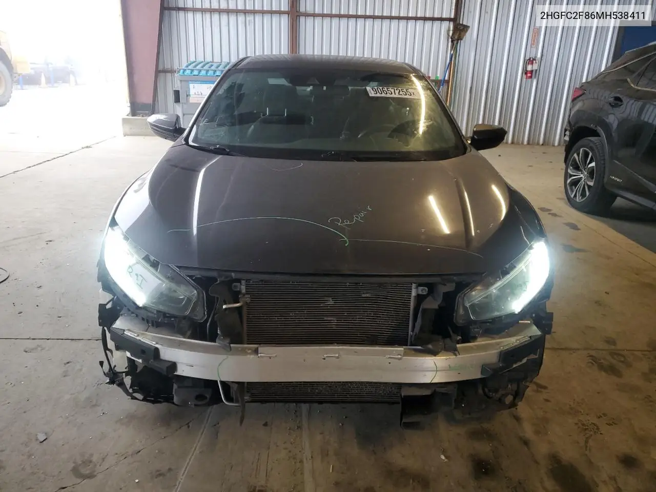 2HGFC2F86MH538411 2021 Honda Civic Sport