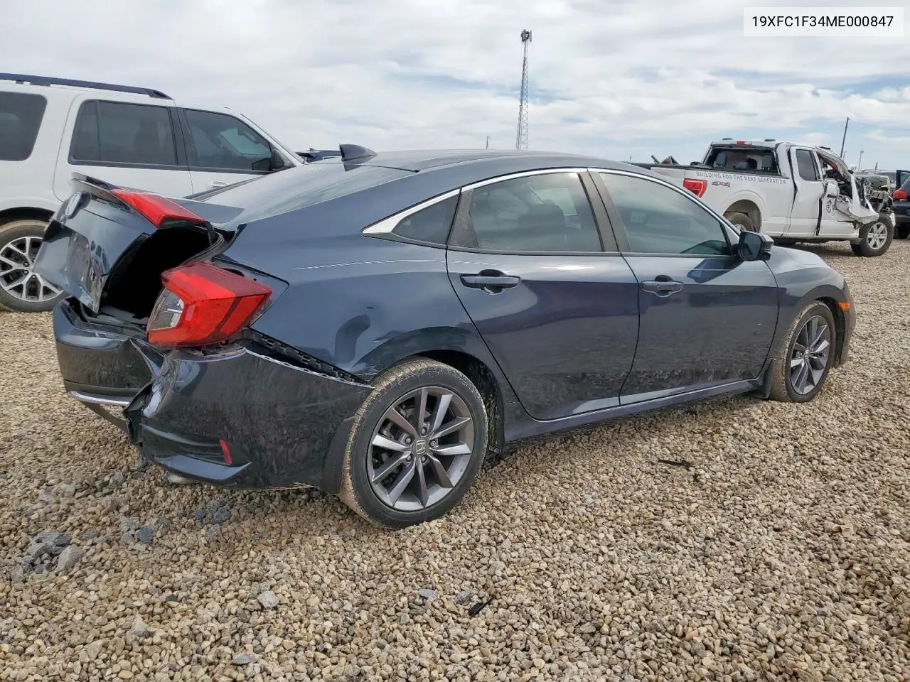 19XFC1F34ME000847 2021 Honda Civic Ex