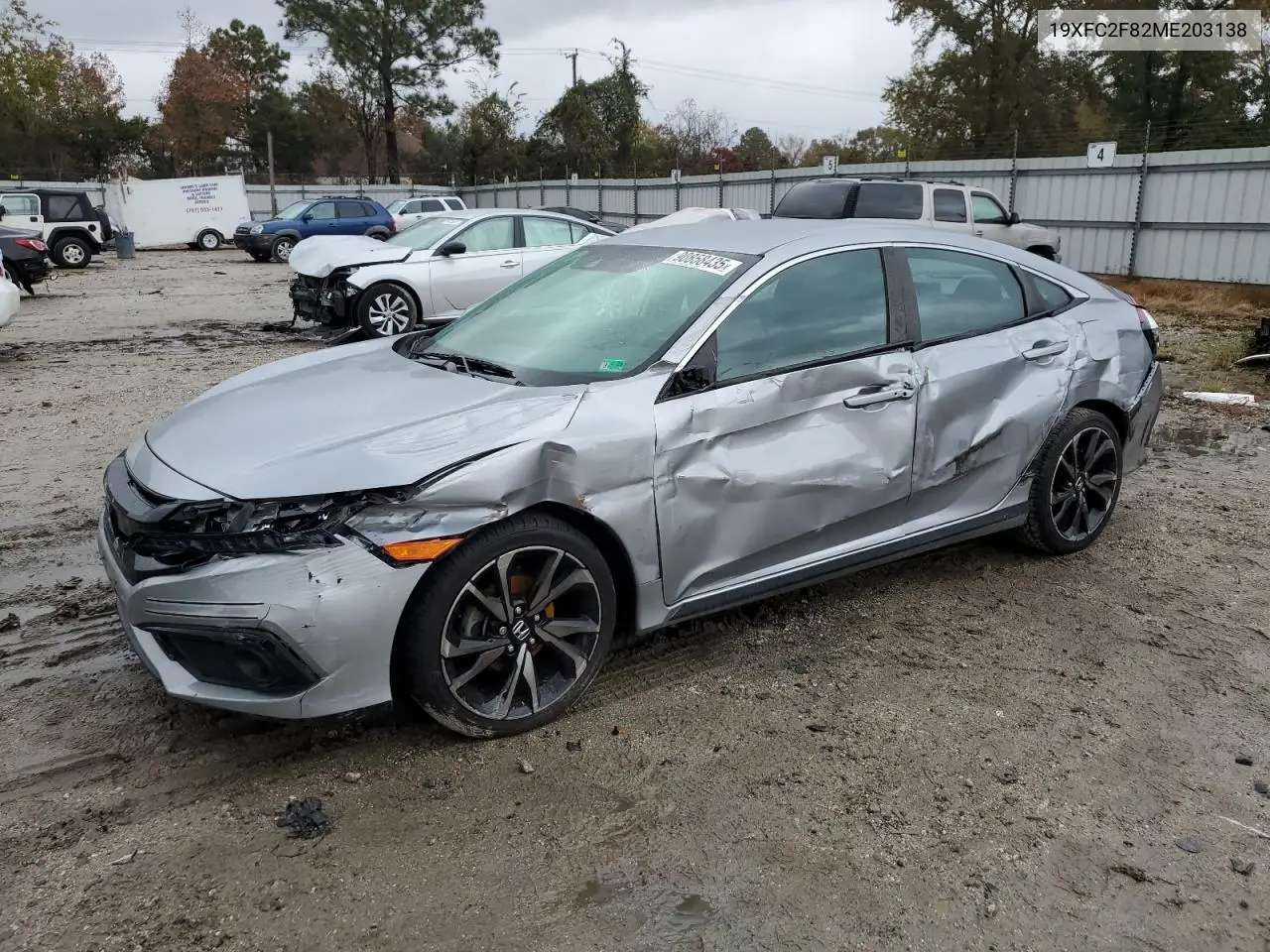 19XFC2F82ME203138 2021 Honda Civic Sport