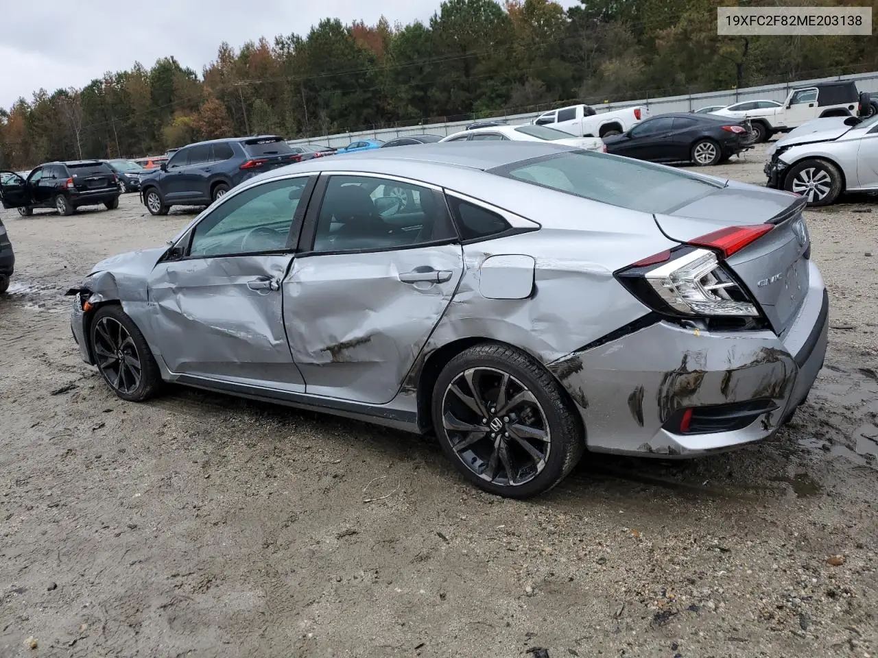 19XFC2F82ME203138 2021 Honda Civic Sport