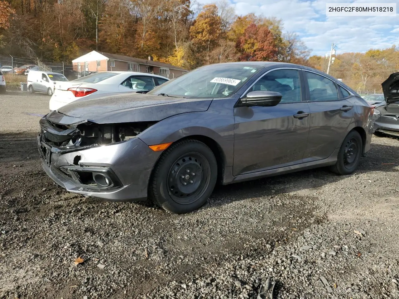 2HGFC2F80MH518218 2021 Honda Civic Sport