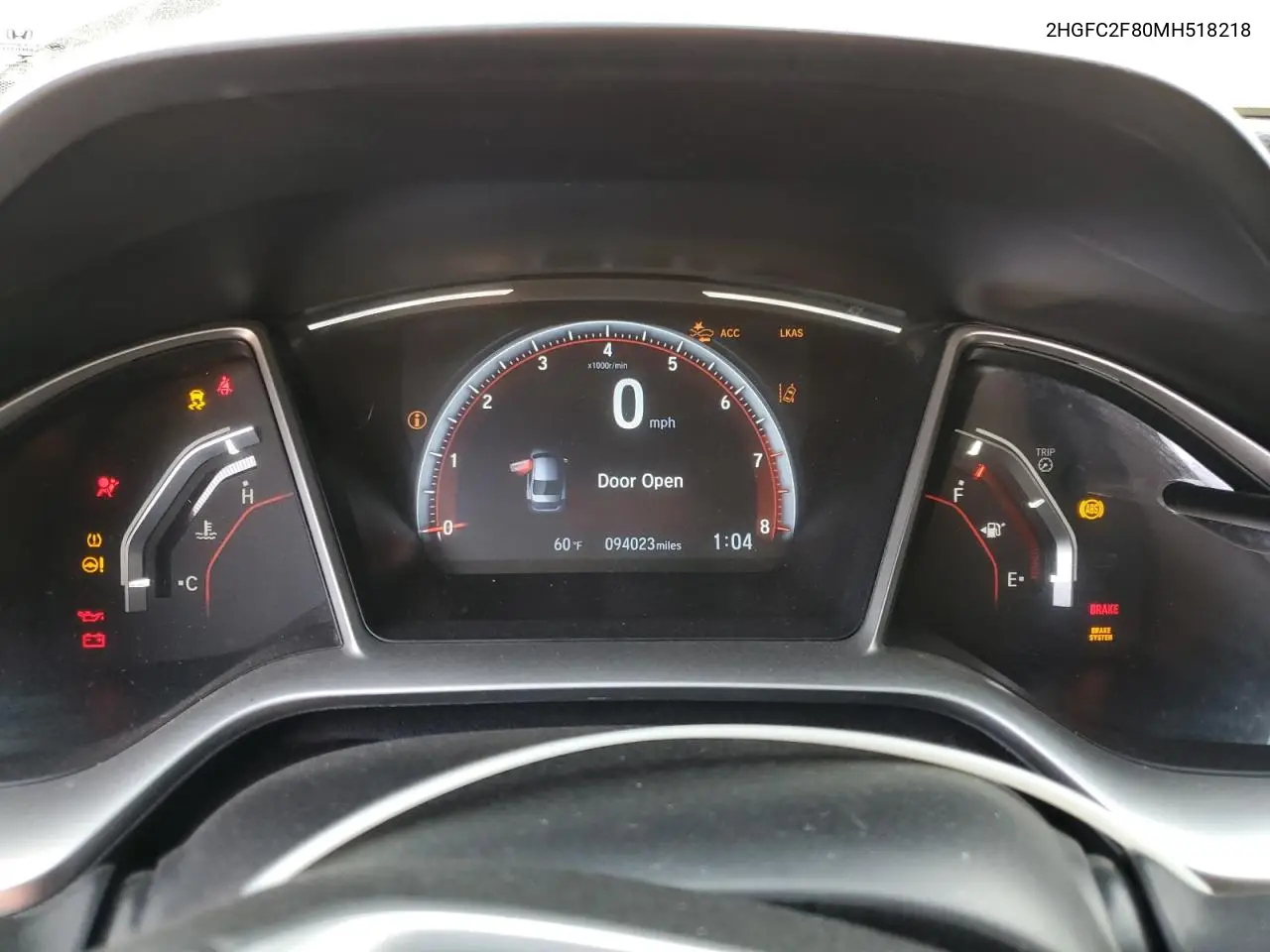 2HGFC2F80MH518218 2021 Honda Civic Sport