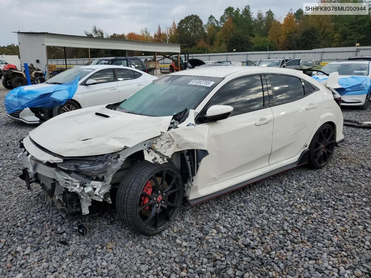 SHHFK8G78MU200944 2021 Honda Civic Type-R Touring