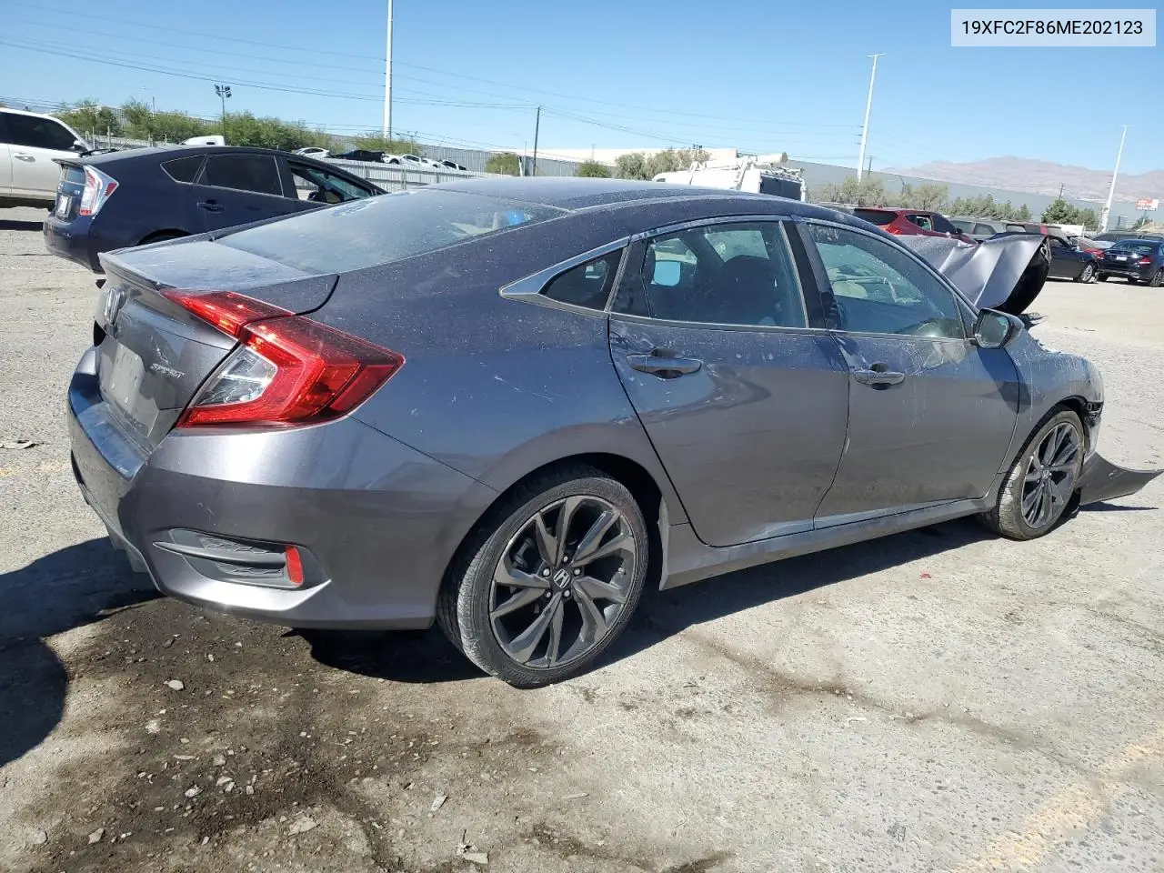 19XFC2F86ME202123 2021 Honda Civic Sport
