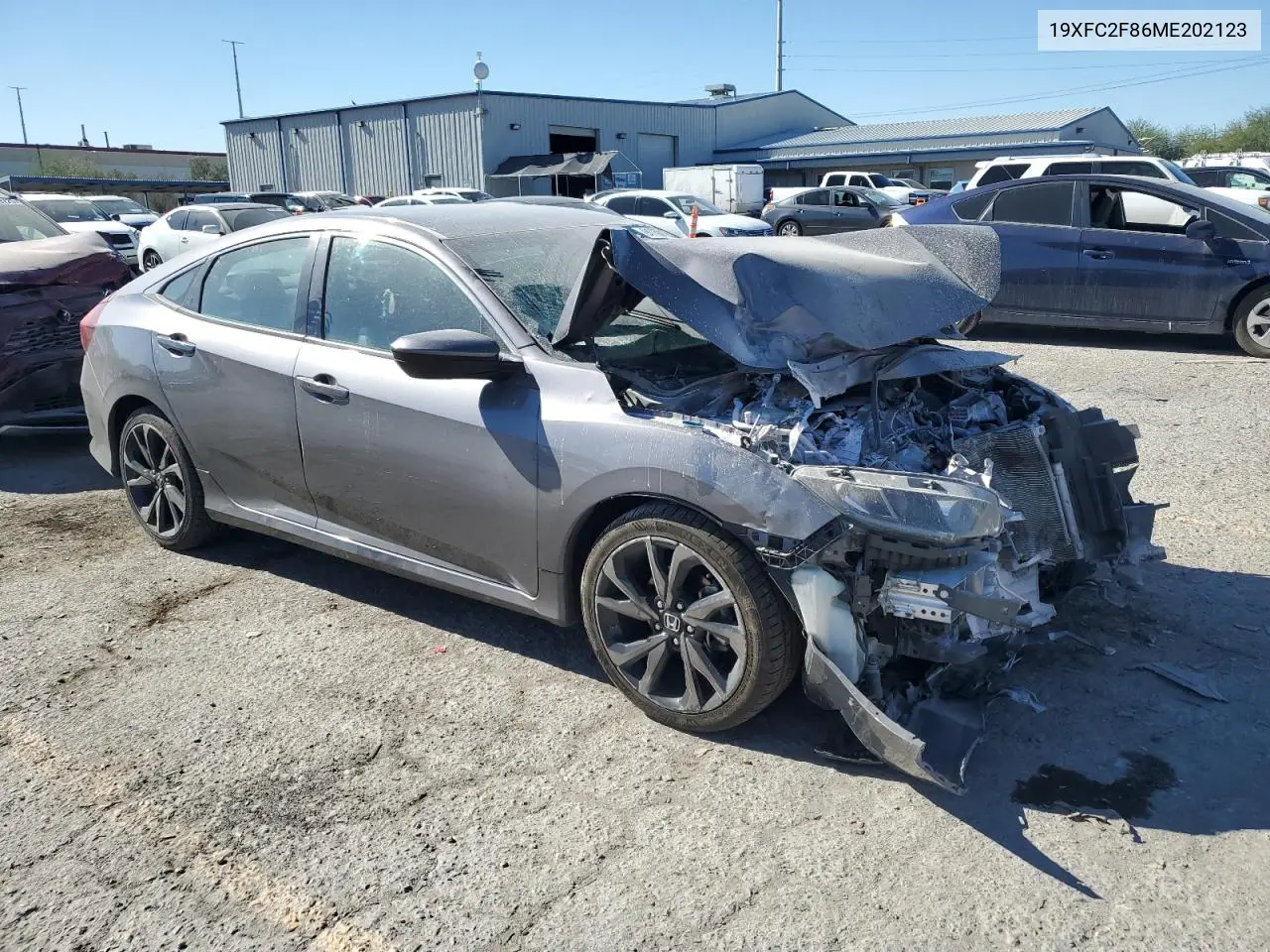 19XFC2F86ME202123 2021 Honda Civic Sport