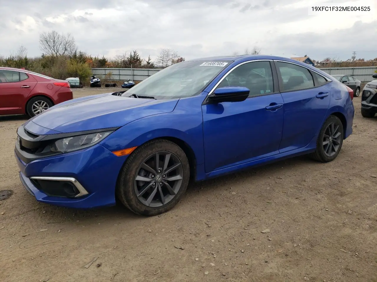 19XFC1F32ME004525 2021 Honda Civic Ex