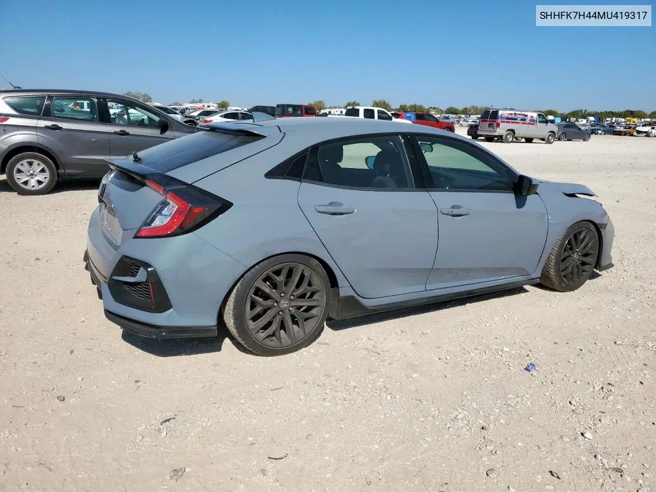 SHHFK7H44MU419317 2021 Honda Civic Sport