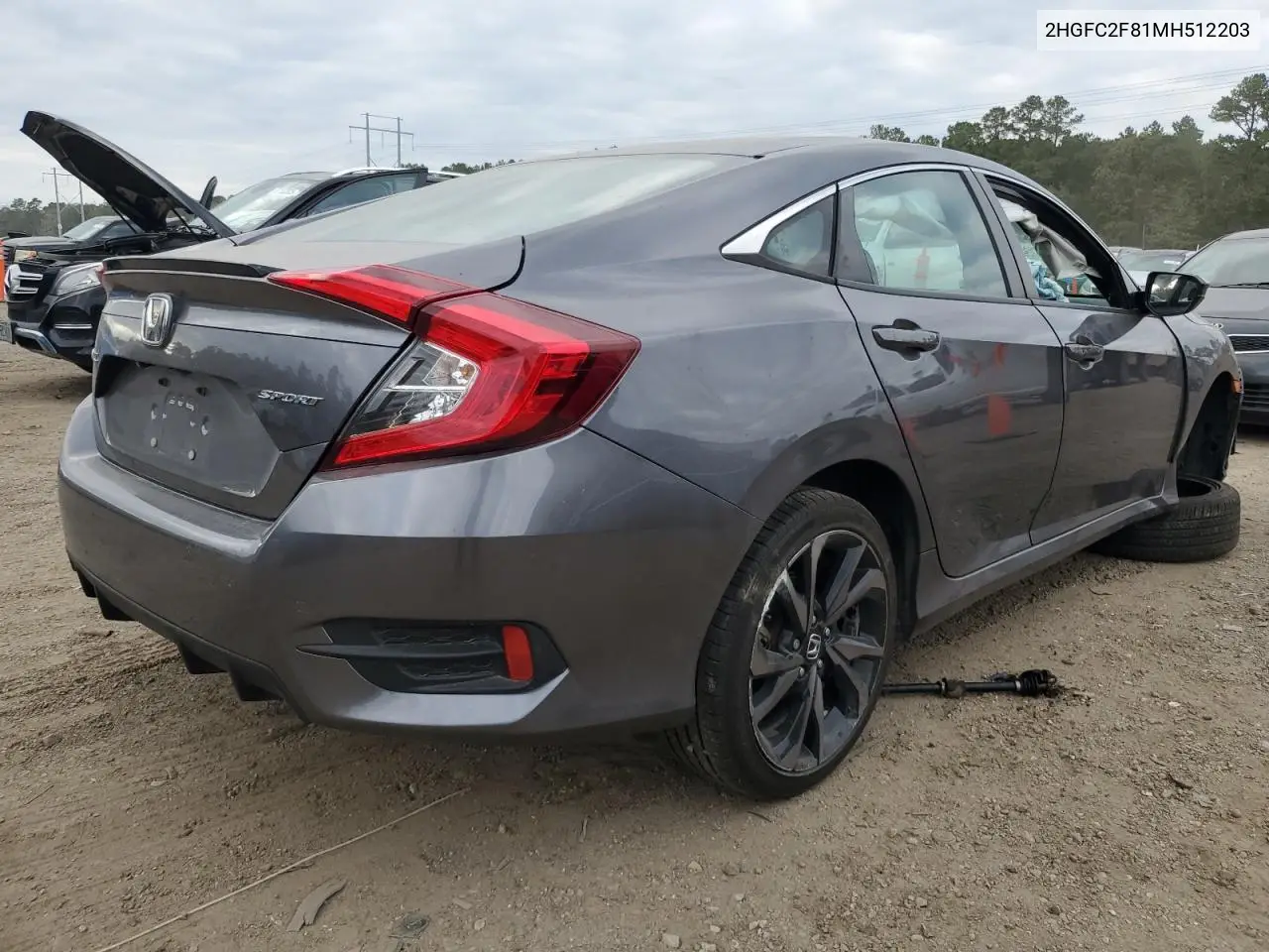 2HGFC2F81MH512203 2021 Honda Civic Sport
