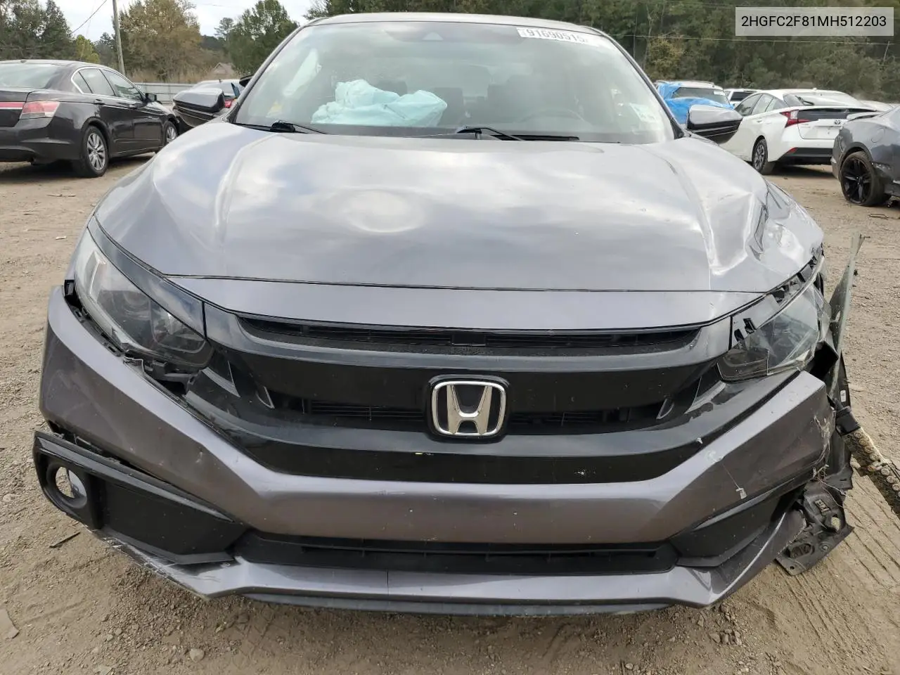 2HGFC2F81MH512203 2021 Honda Civic Sport