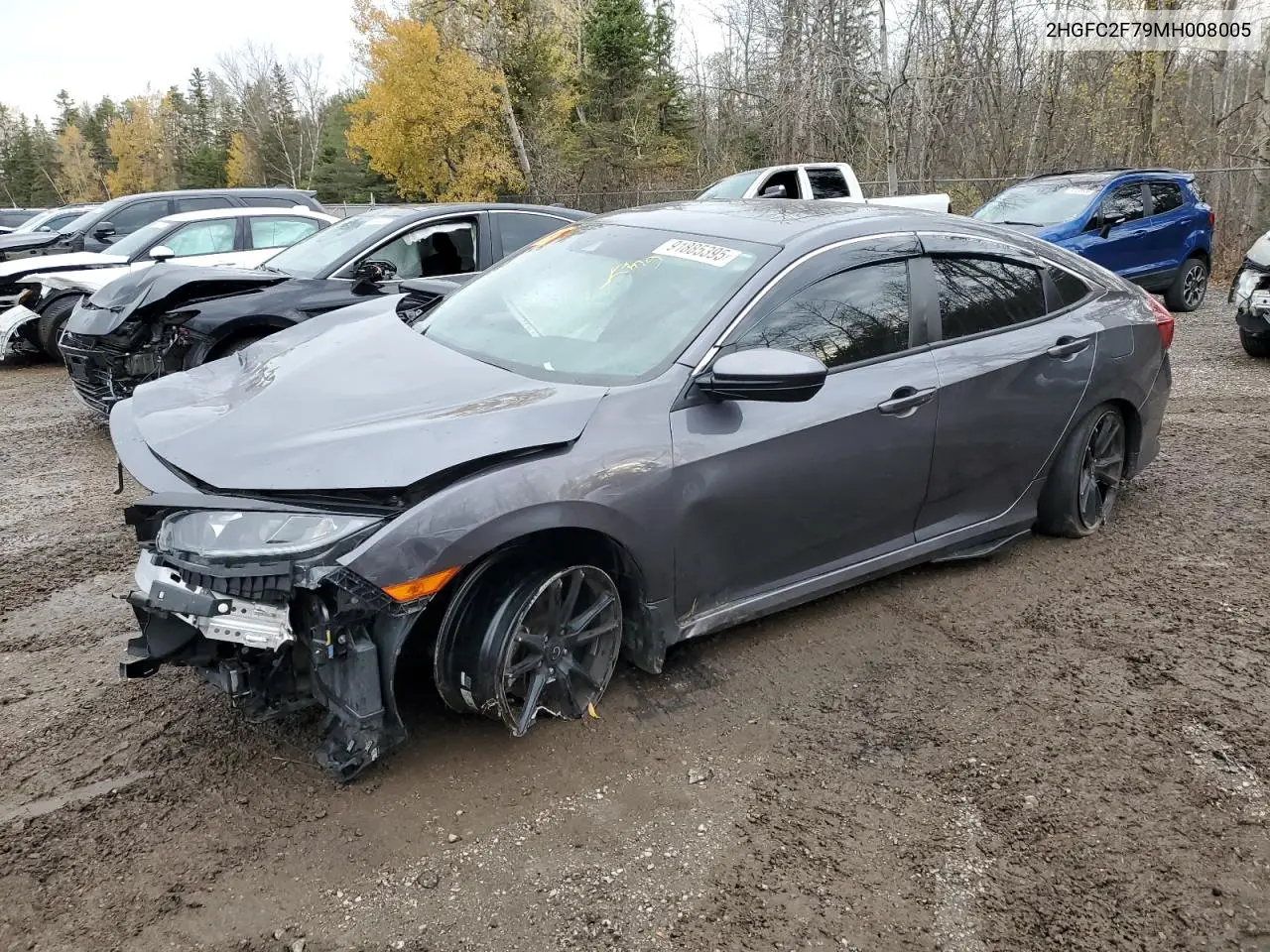 2HGFC2F79MH008005 2021 Honda Civic Ex