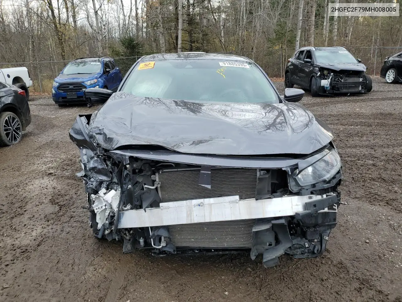 2HGFC2F79MH008005 2021 Honda Civic Ex