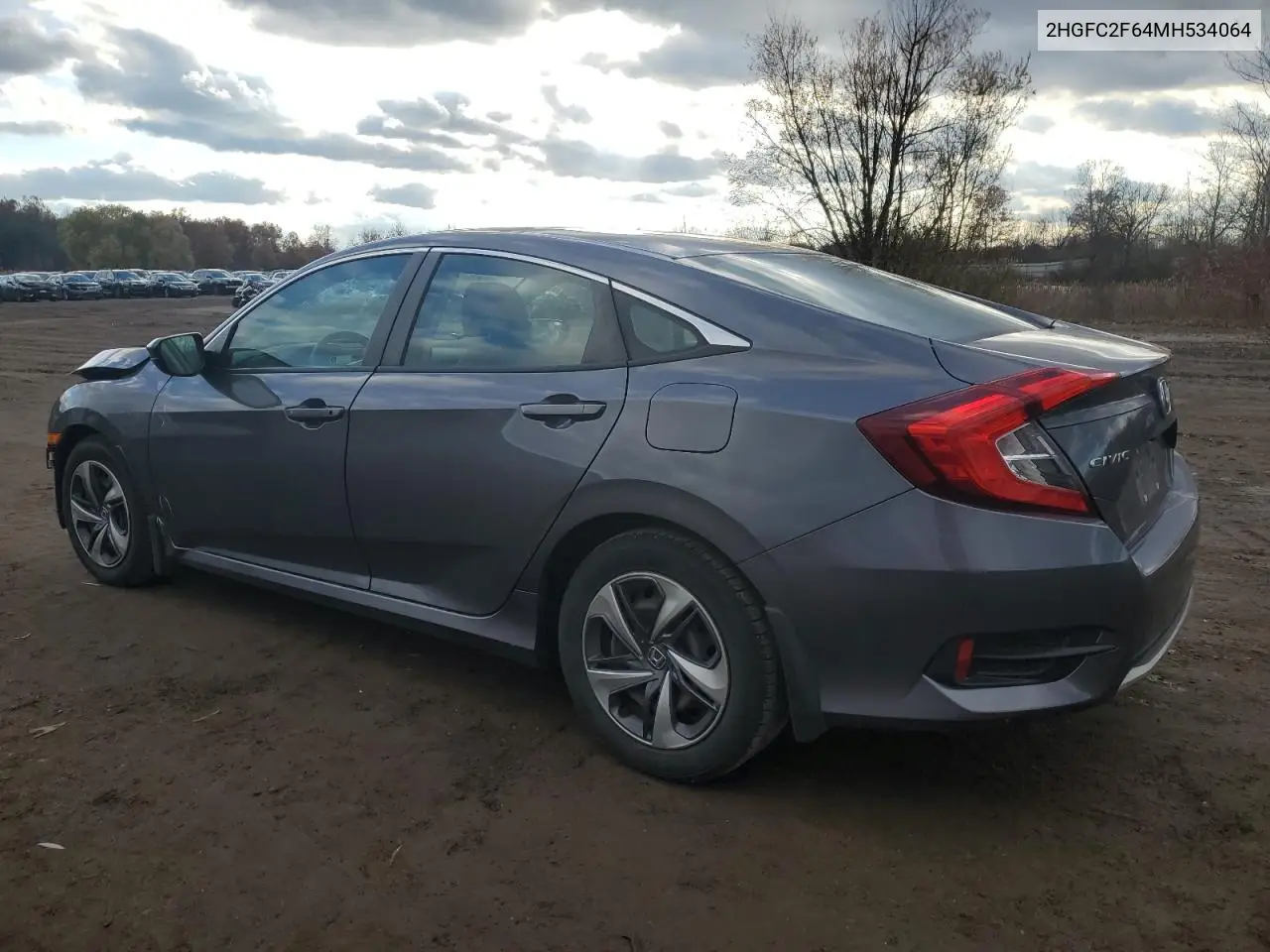 2HGFC2F64MH534064 2021 Honda Civic Lx