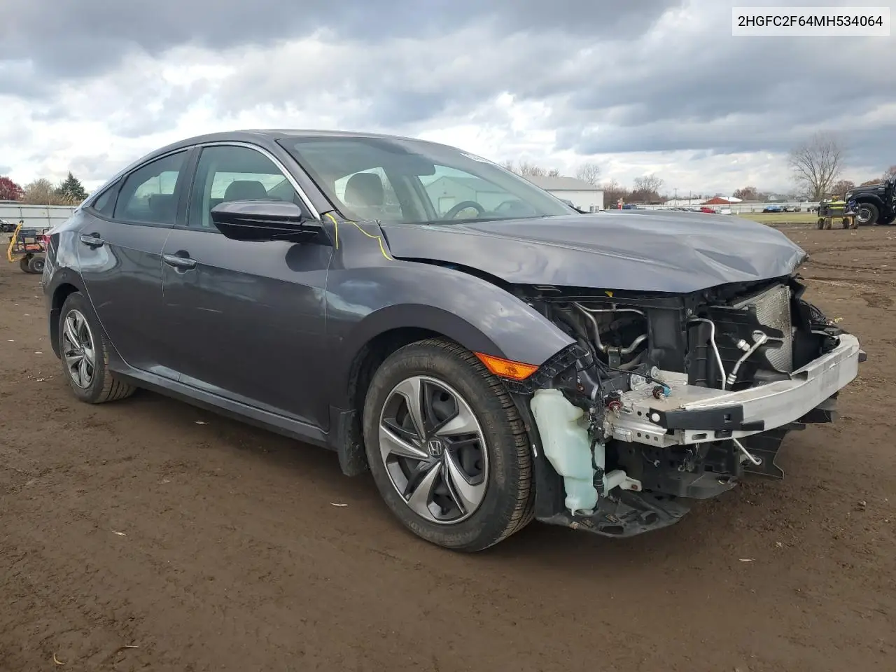 2HGFC2F64MH534064 2021 Honda Civic Lx