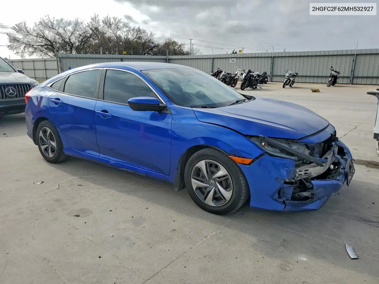 2HGFC2F62MH532927 2021 Honda Civic Lx