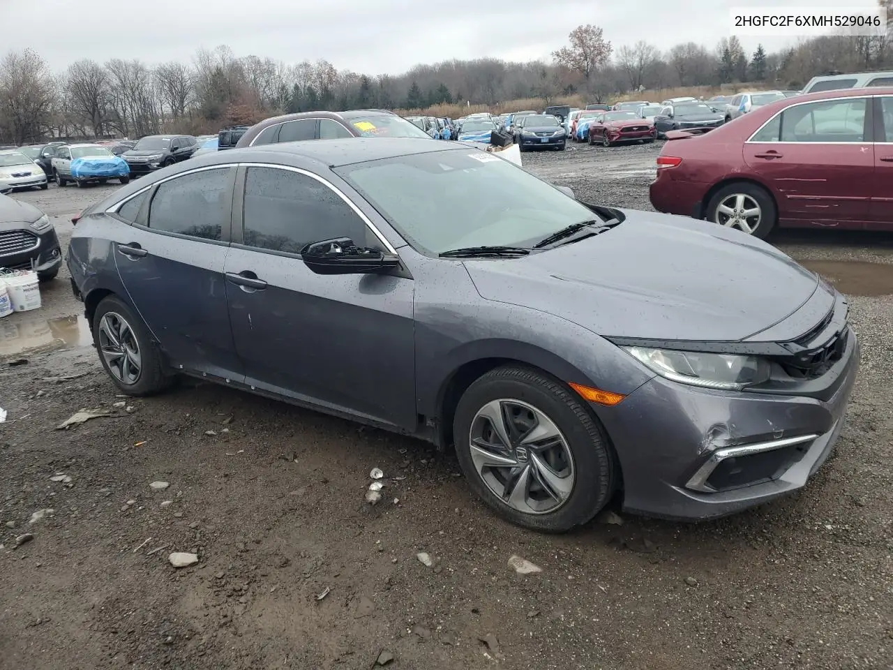 2HGFC2F6XMH529046 2021 Honda Civic Lx