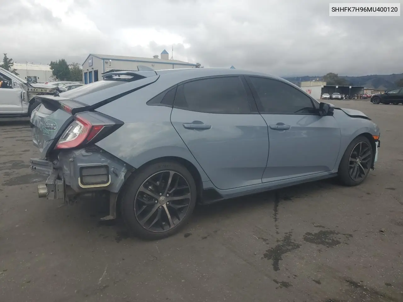 SHHFK7H96MU400120 2021 Honda Civic Sport Touring