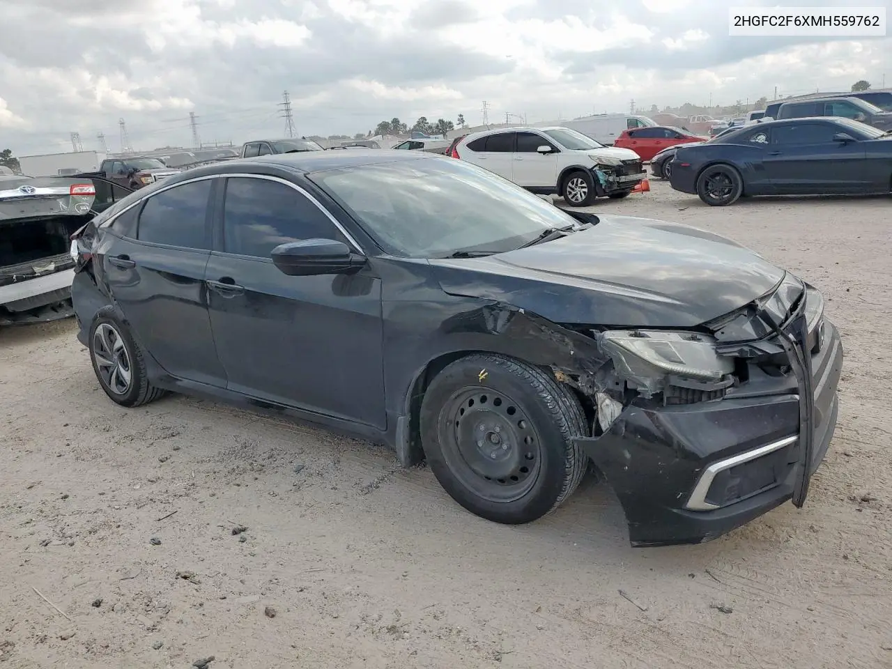 2HGFC2F6XMH559762 2021 Honda Civic Lx