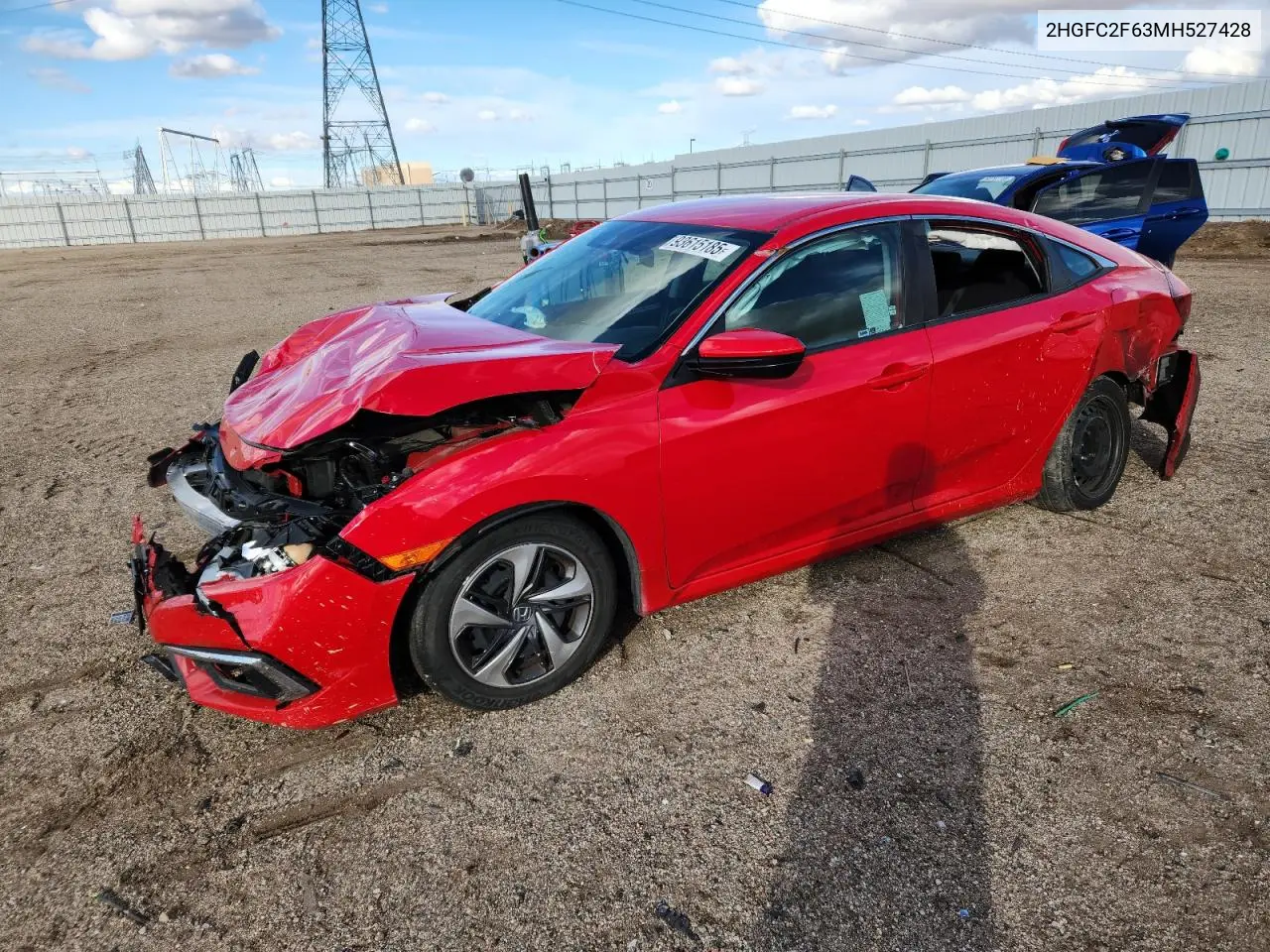 2HGFC2F63MH527428 2021 Honda Civic Lx