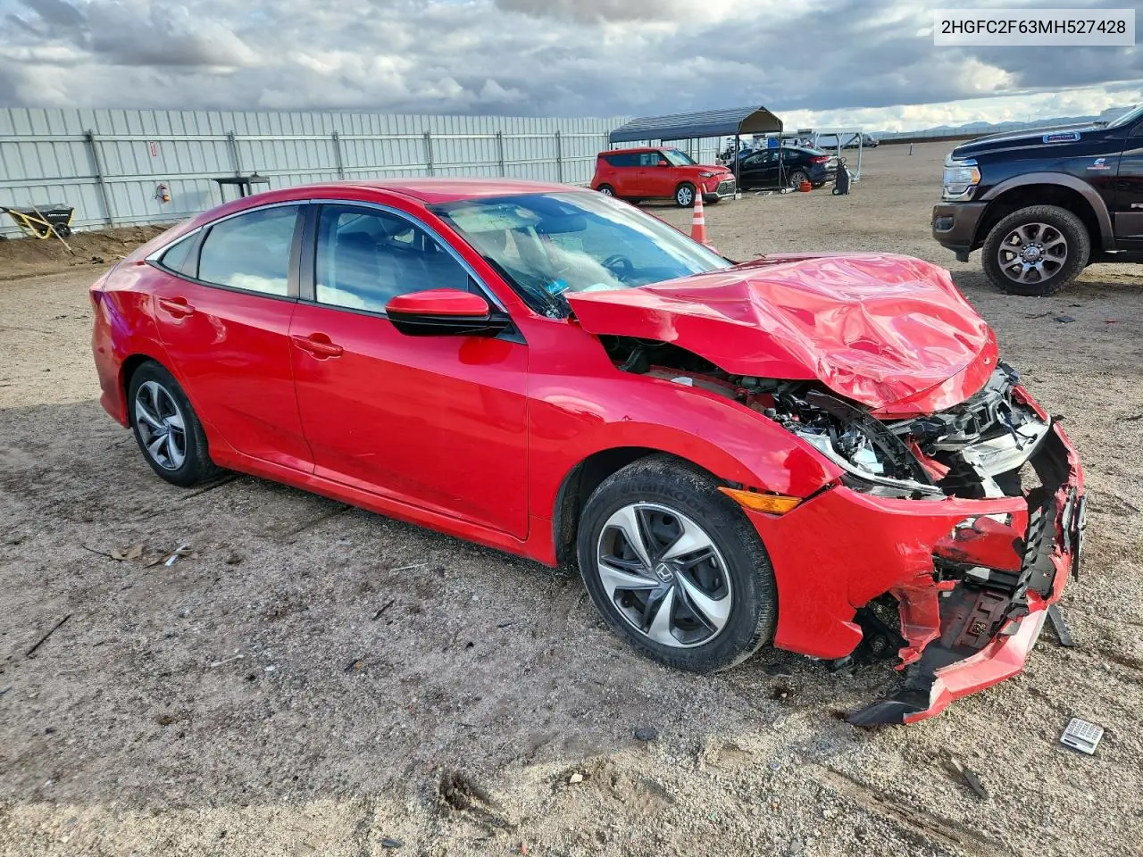 2HGFC2F63MH527428 2021 Honda Civic Lx