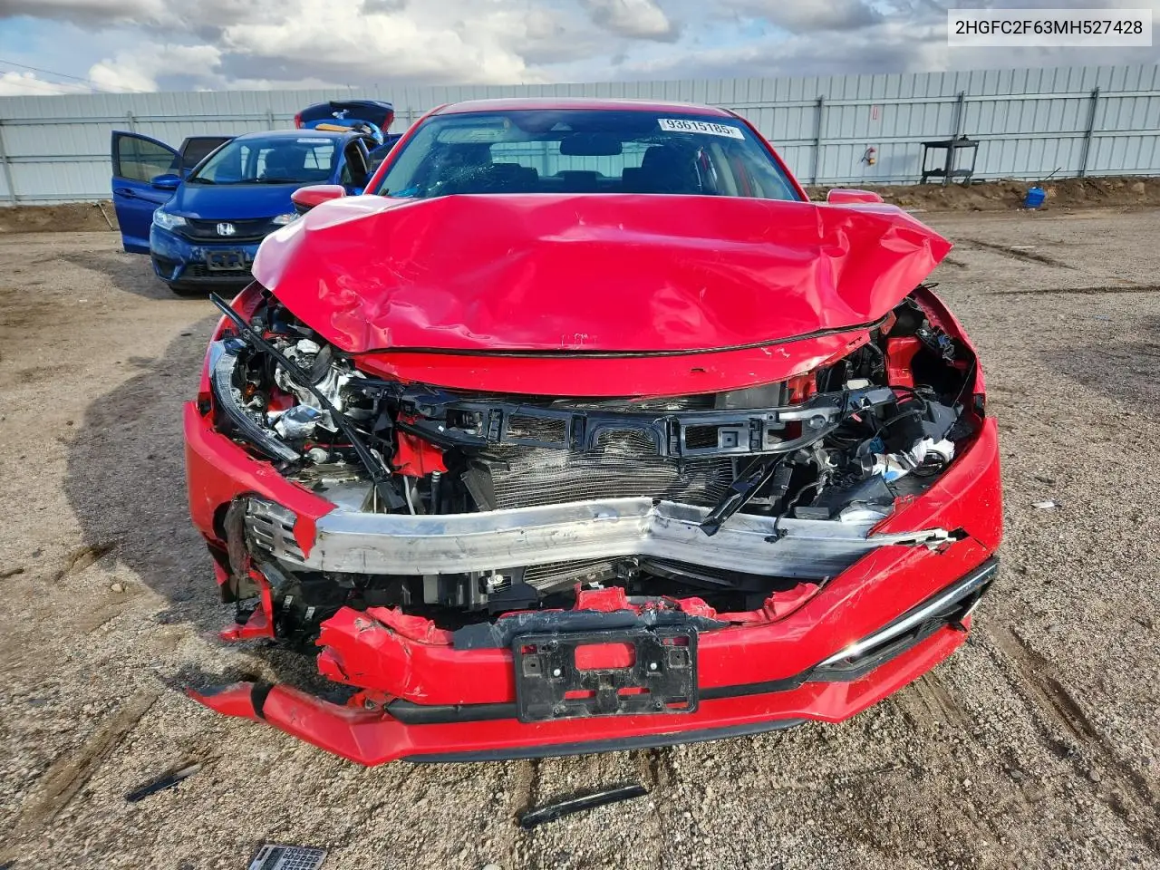 2HGFC2F63MH527428 2021 Honda Civic Lx