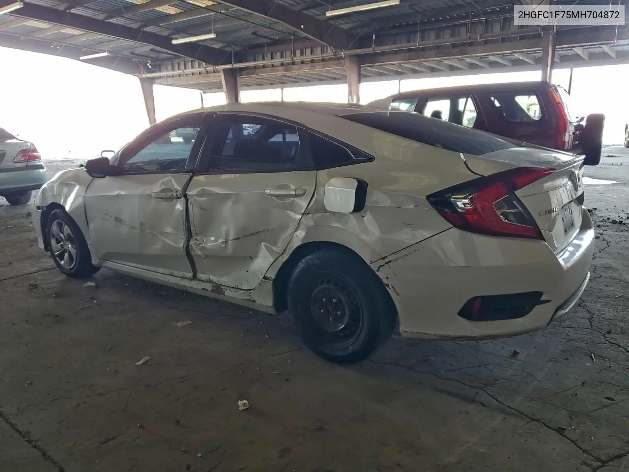 2HGFC1F75MH704872 2021 Honda Civic Exl