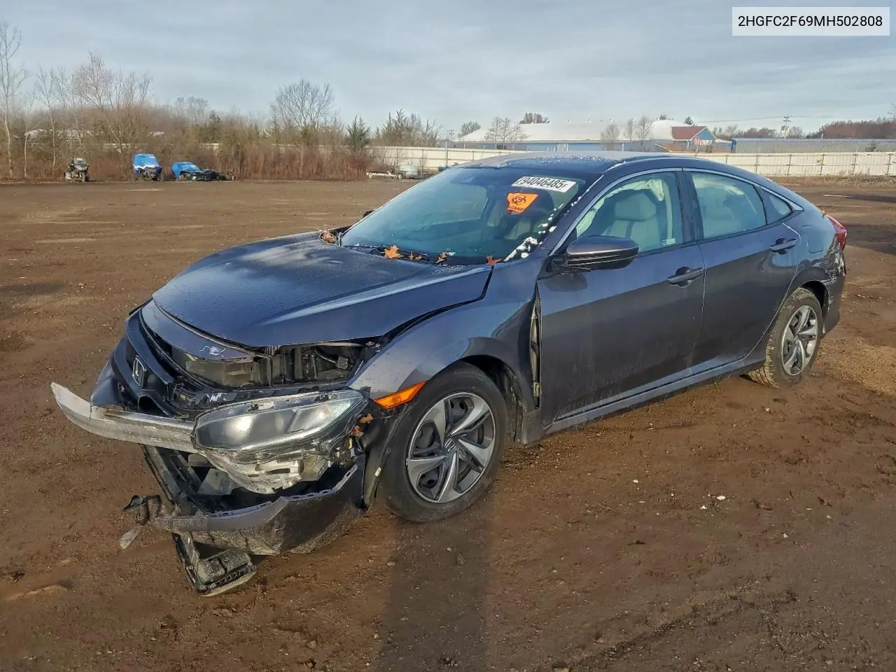 2HGFC2F69MH502808 2021 Honda Civic Lx