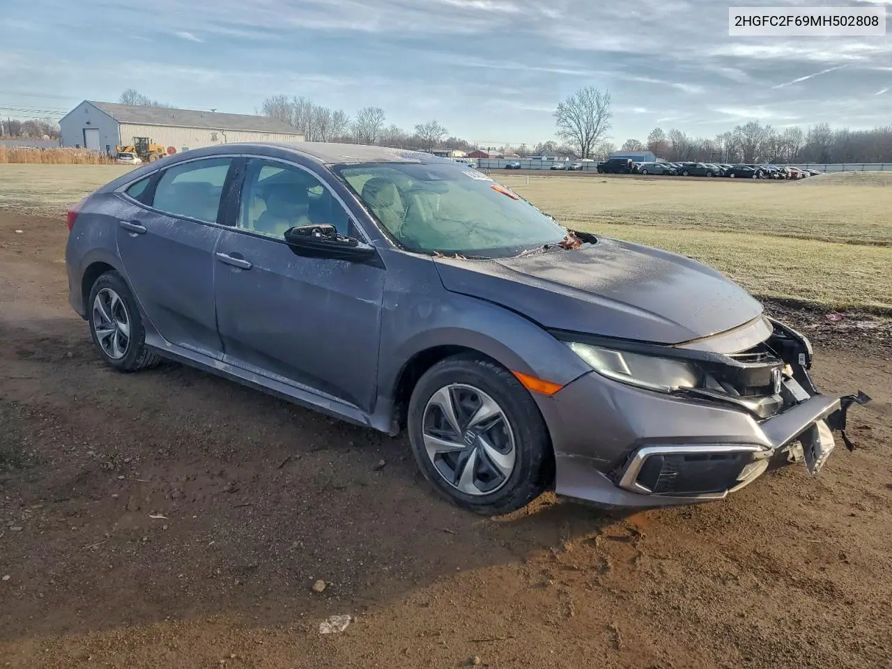 2HGFC2F69MH502808 2021 Honda Civic Lx