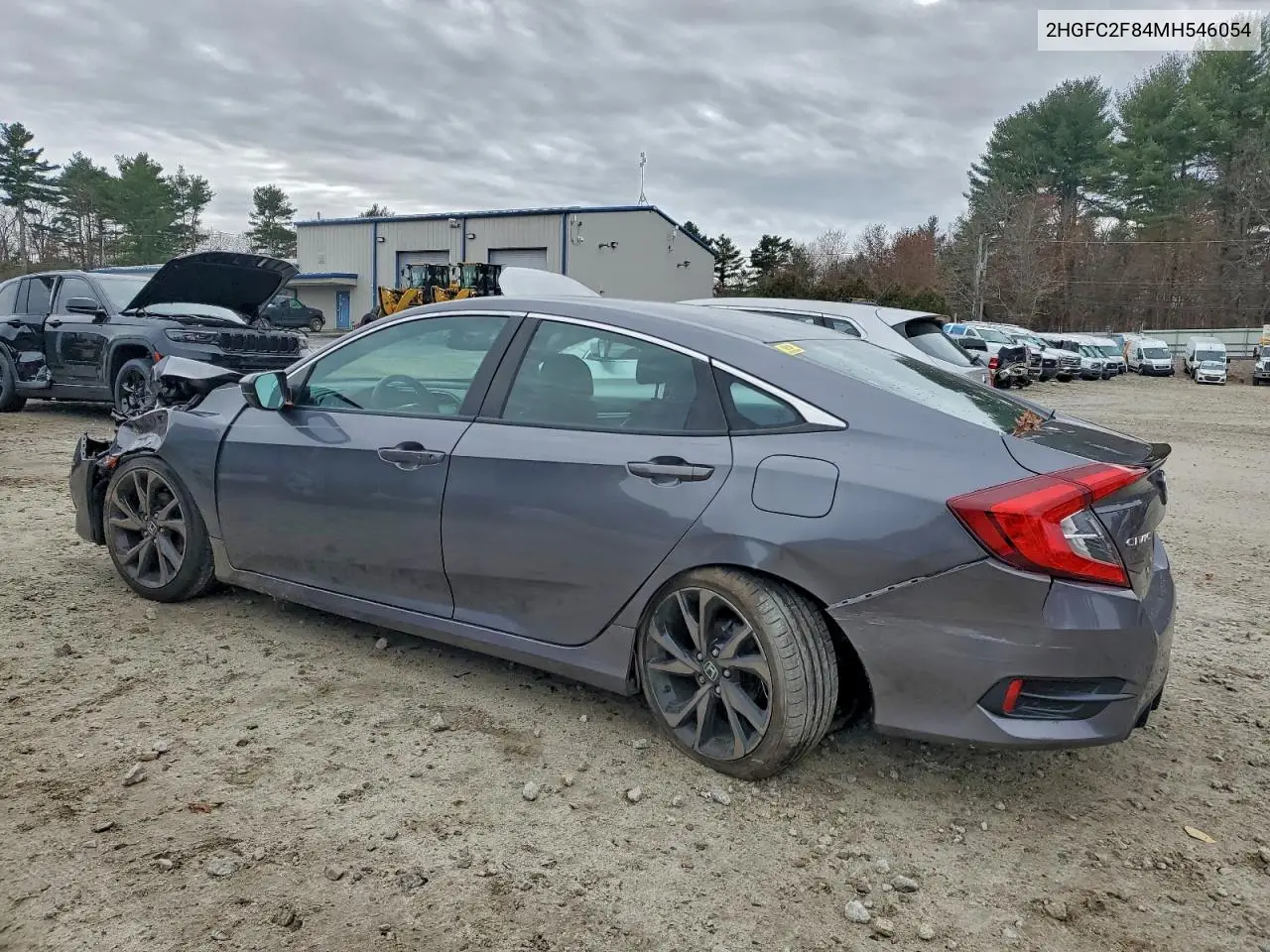 2HGFC2F84MH546054 2021 Honda Civic Sport