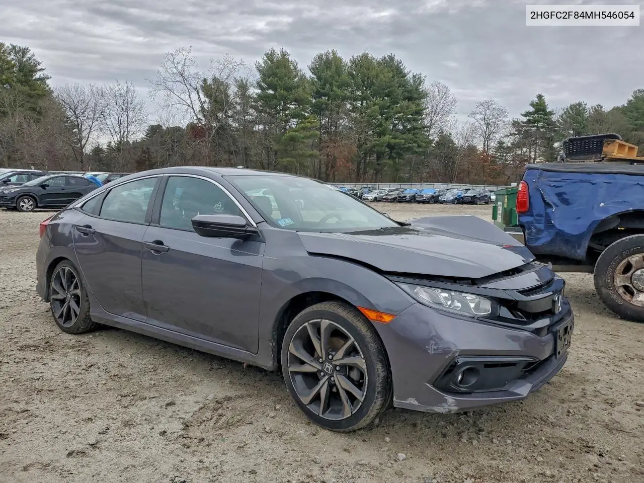 2HGFC2F84MH546054 2021 Honda Civic Sport