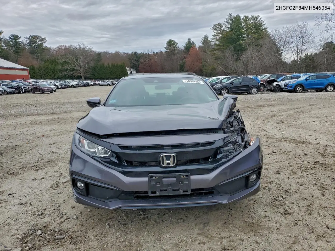 2HGFC2F84MH546054 2021 Honda Civic Sport