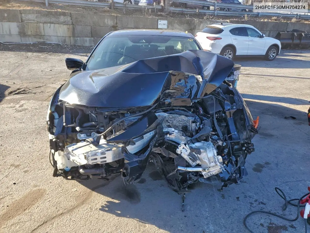2HGFC1F30MH704274 2021 Honda Civic Ex