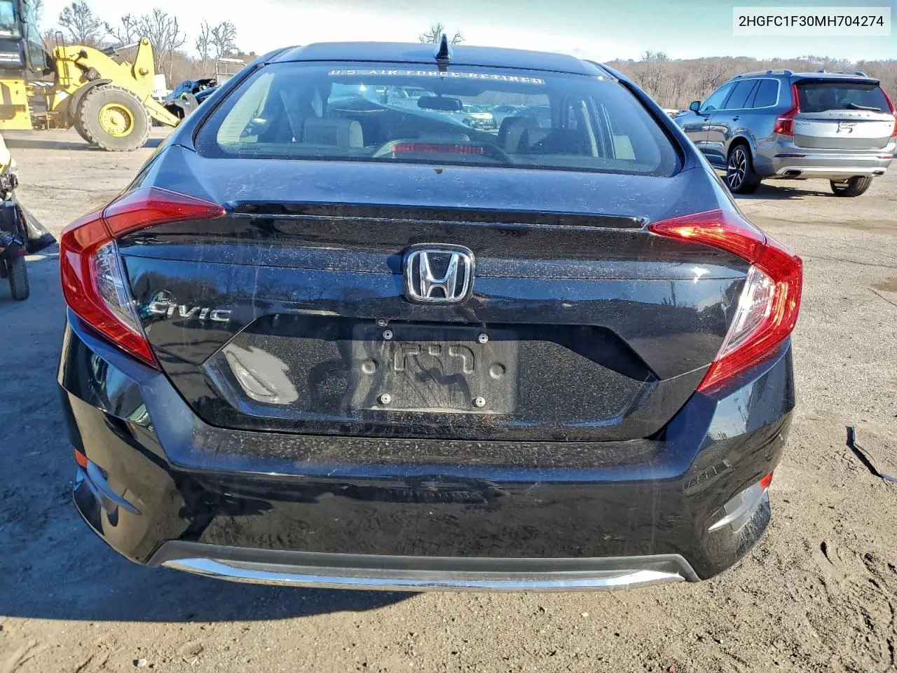 2HGFC1F30MH704274 2021 Honda Civic Ex