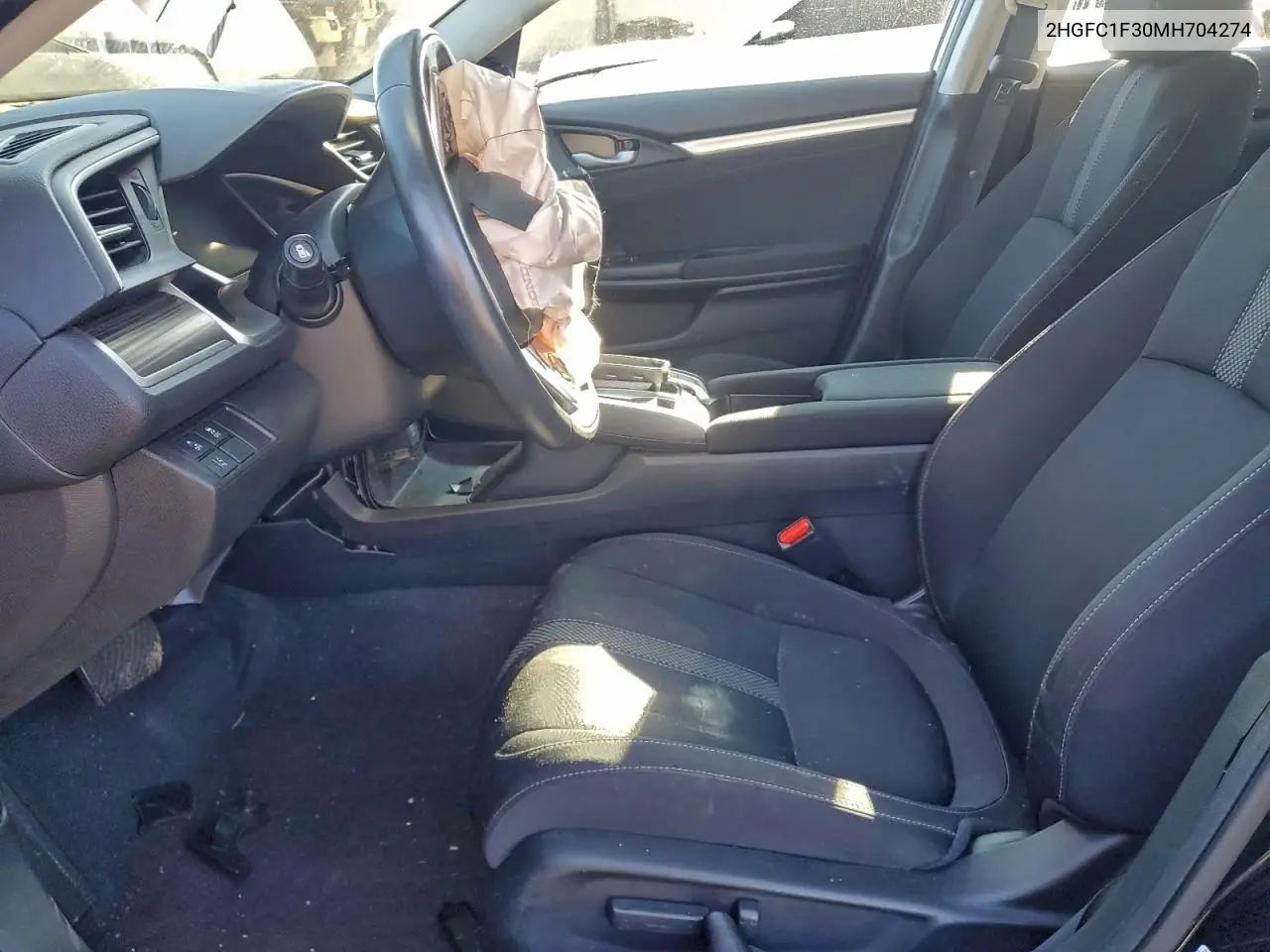 2HGFC1F30MH704274 2021 Honda Civic Ex
