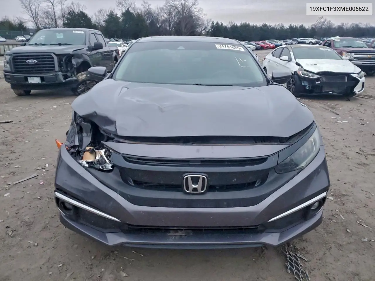 19XFC1F3XME006622 2021 Honda Civic Ex