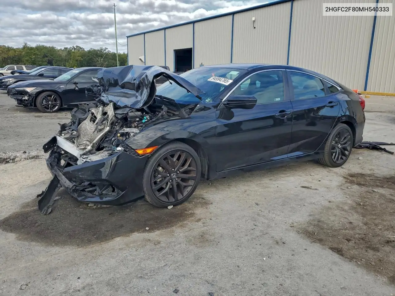 2HGFC2F80MH540333 2021 Honda Civic Sport