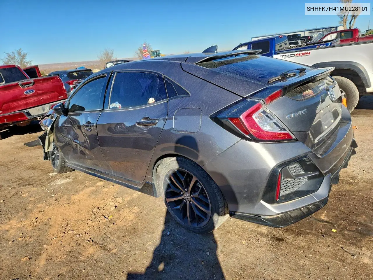 SHHFK7H41MU228101 2021 Honda Civic Sport