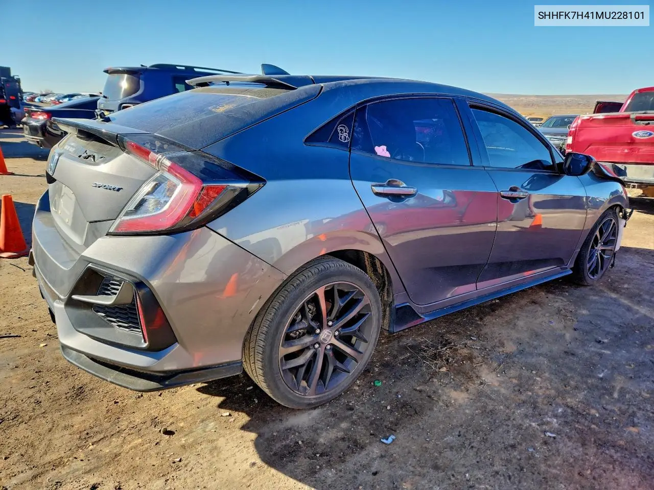 SHHFK7H41MU228101 2021 Honda Civic Sport