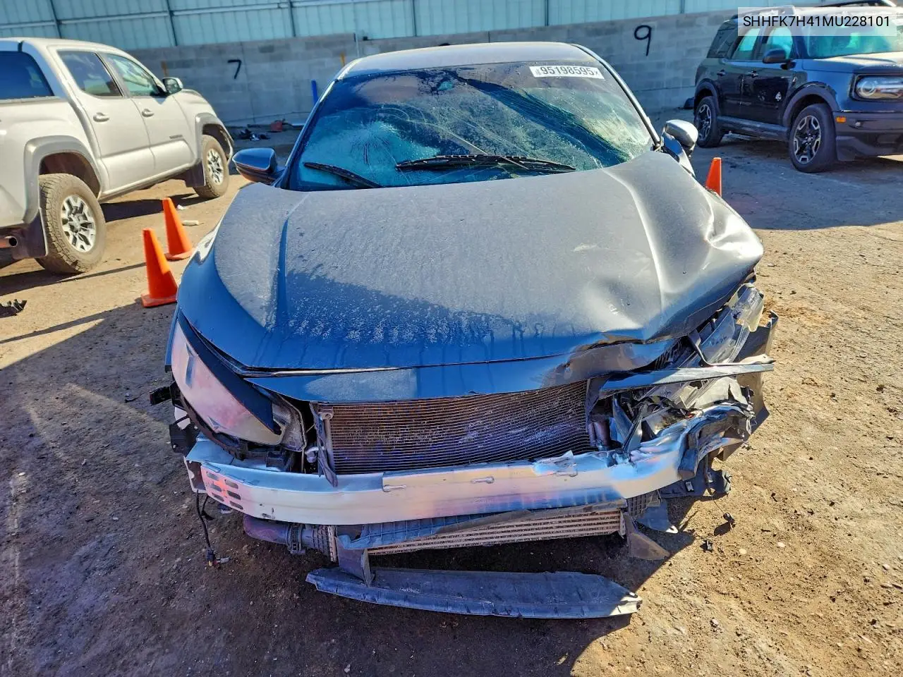 SHHFK7H41MU228101 2021 Honda Civic Sport