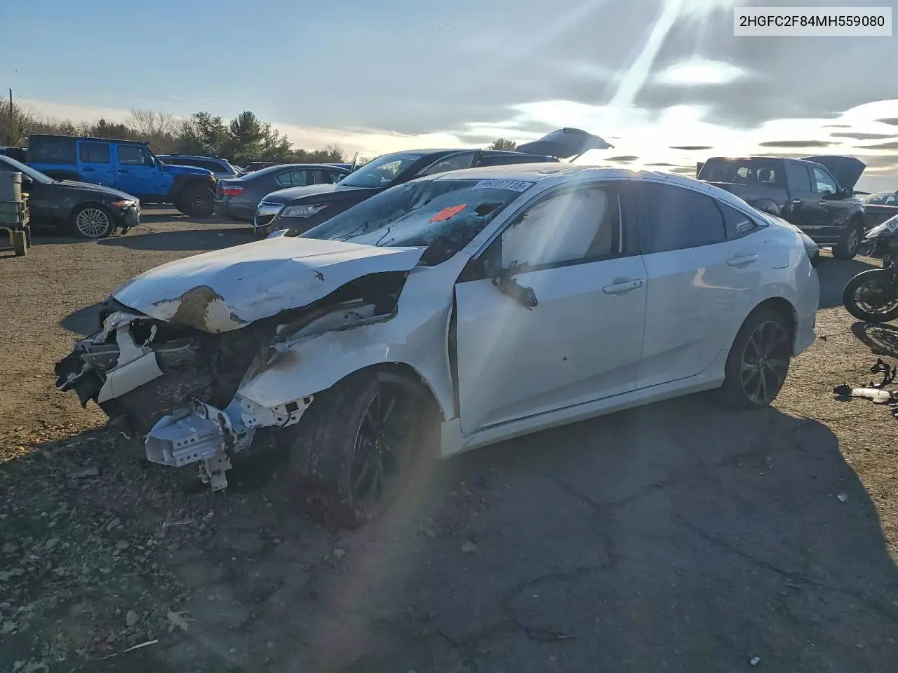 2HGFC2F84MH559080 2021 Honda Civic Sport