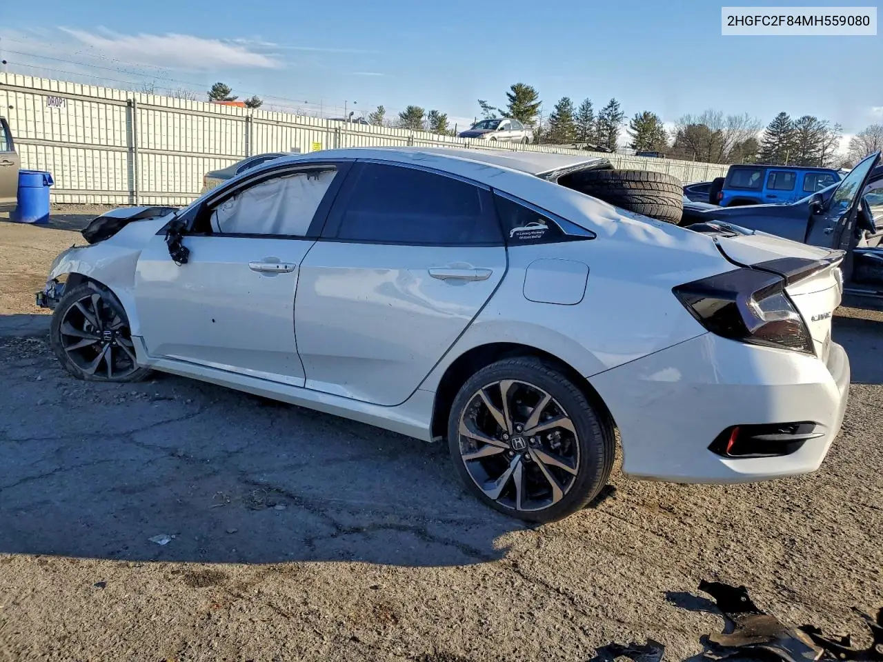 2HGFC2F84MH559080 2021 Honda Civic Sport