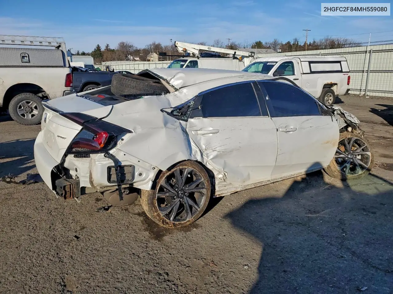 2HGFC2F84MH559080 2021 Honda Civic Sport