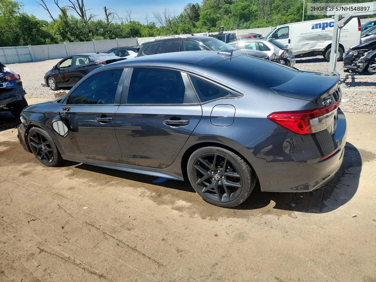 2HGFE2F57NH548897 2022 Honda Civic Sport