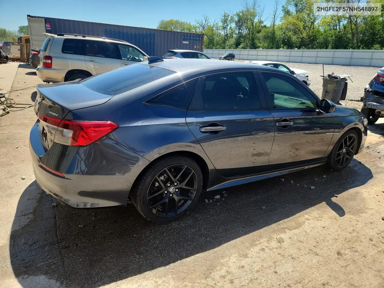 2HGFE2F57NH548897 2022 Honda Civic Sport