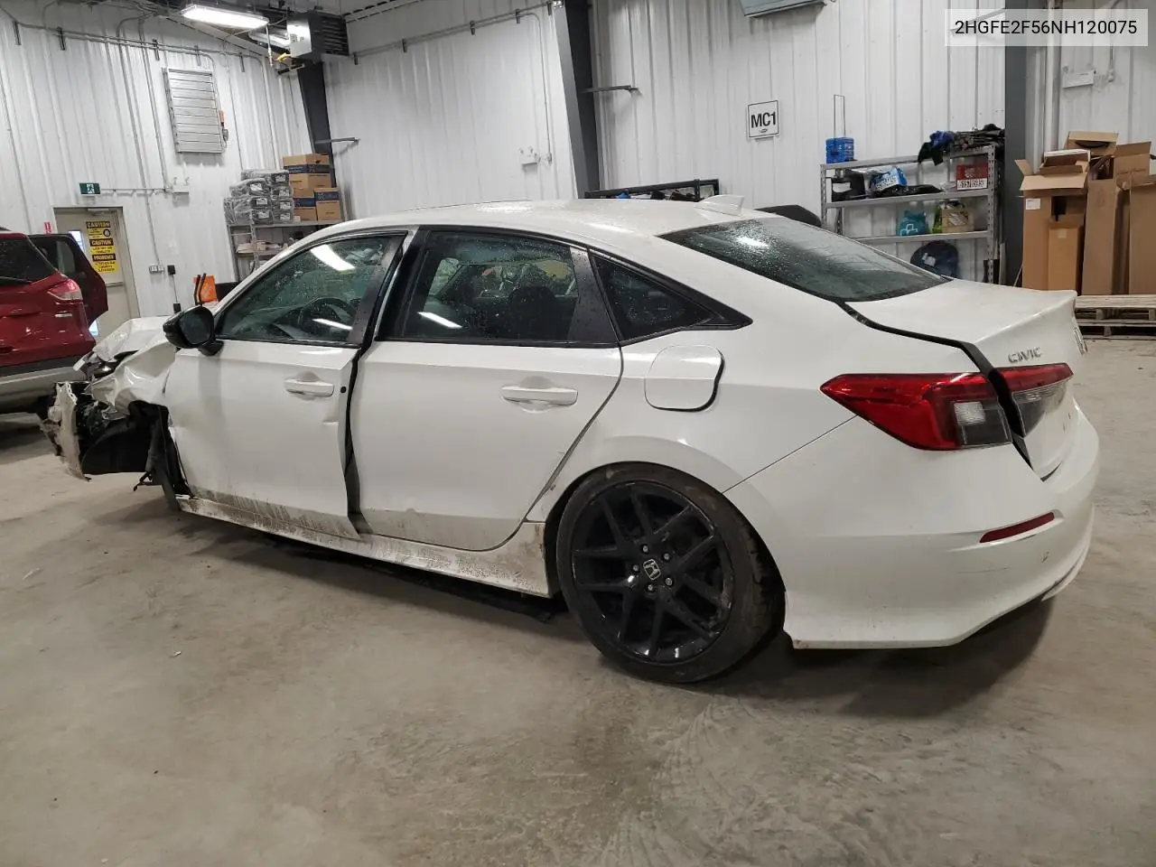 2HGFE2F56NH120075 2022 Honda Civic Sport