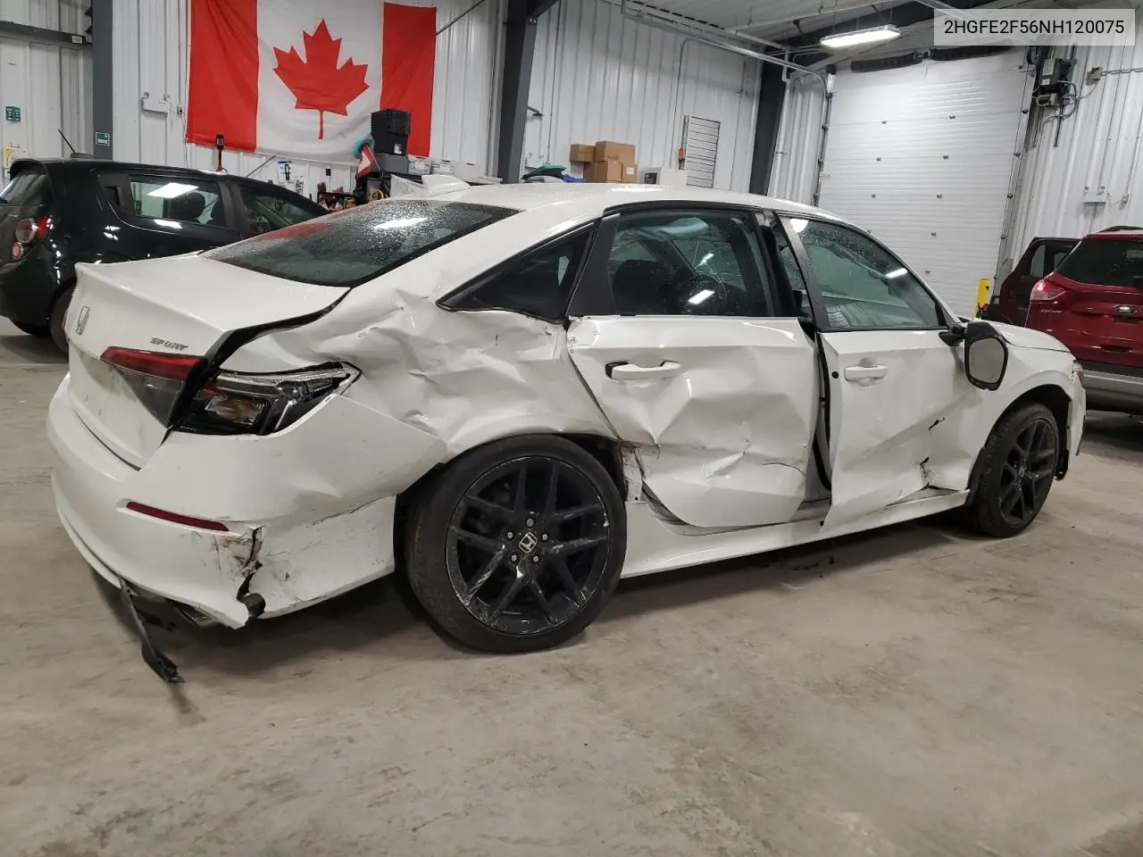 2HGFE2F56NH120075 2022 Honda Civic Sport