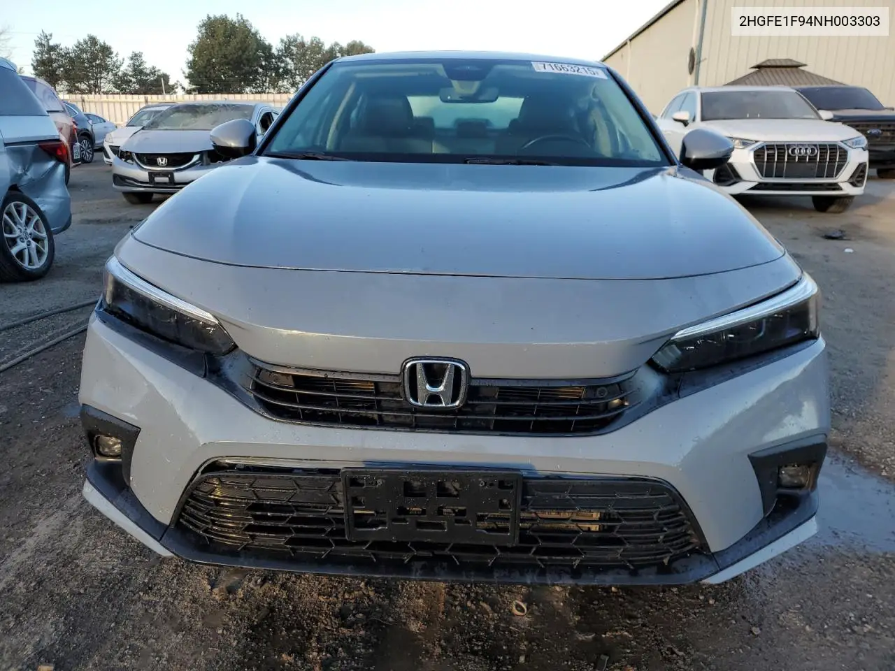 2HGFE1F94NH003303 2022 Honda Civic Touring
